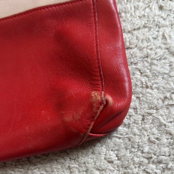 Celine Two-Tone Leather Crossbody Bag - Picture 4 of 10